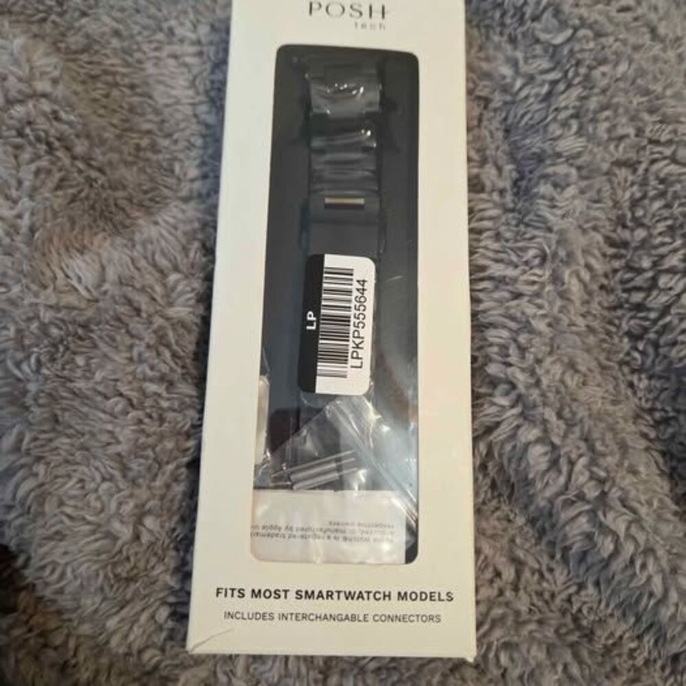 Posh Tech Maxwell Smartwatch Band - Black